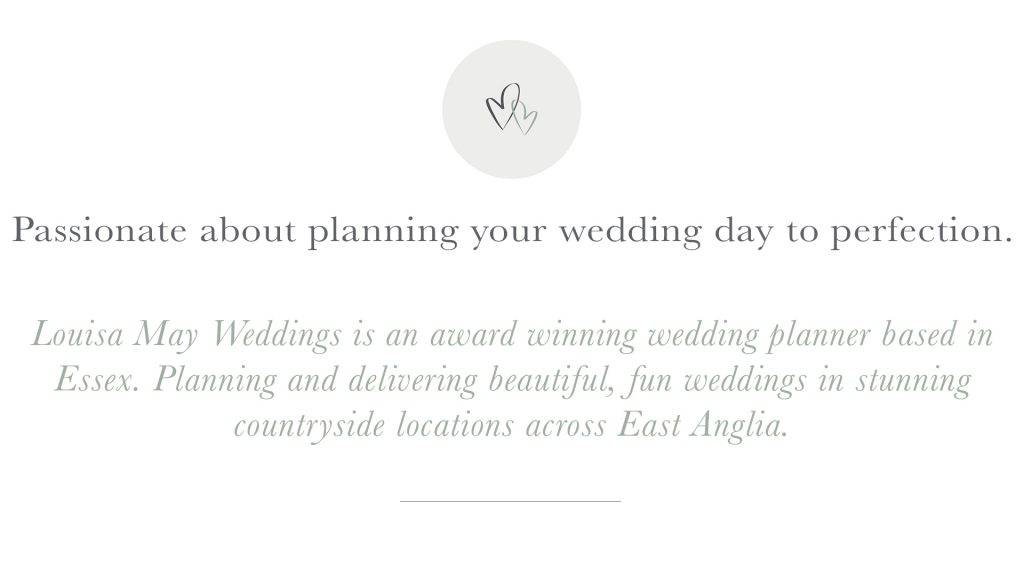 Louisa May Weddings - Comms Identity